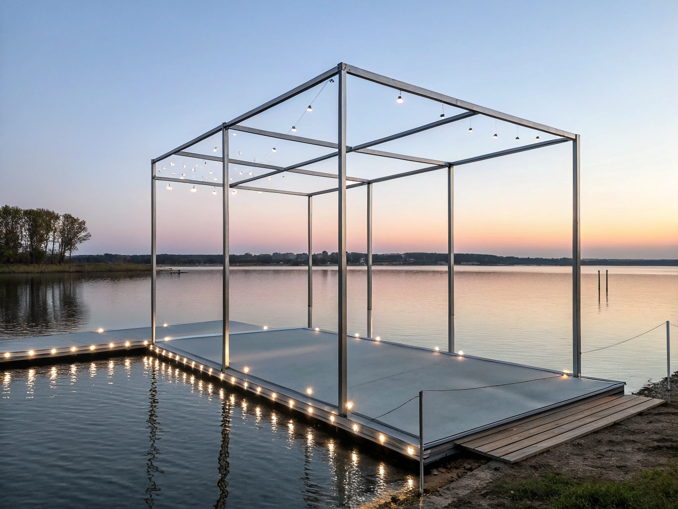 Architectural Iron and Water Layout