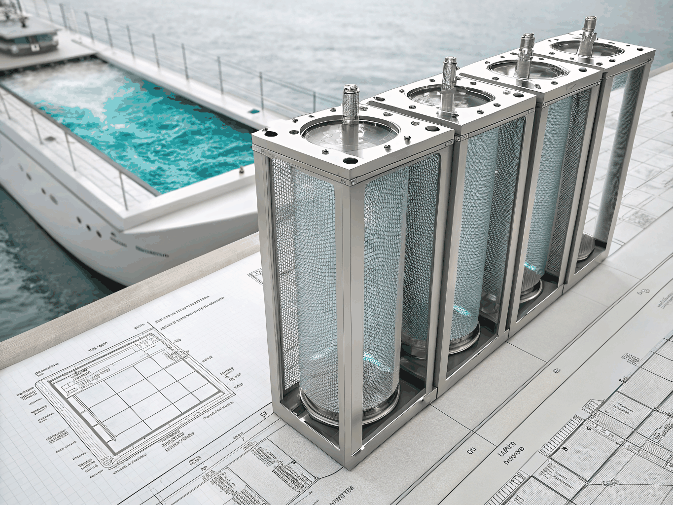 Kinetic Water Feature Schematic